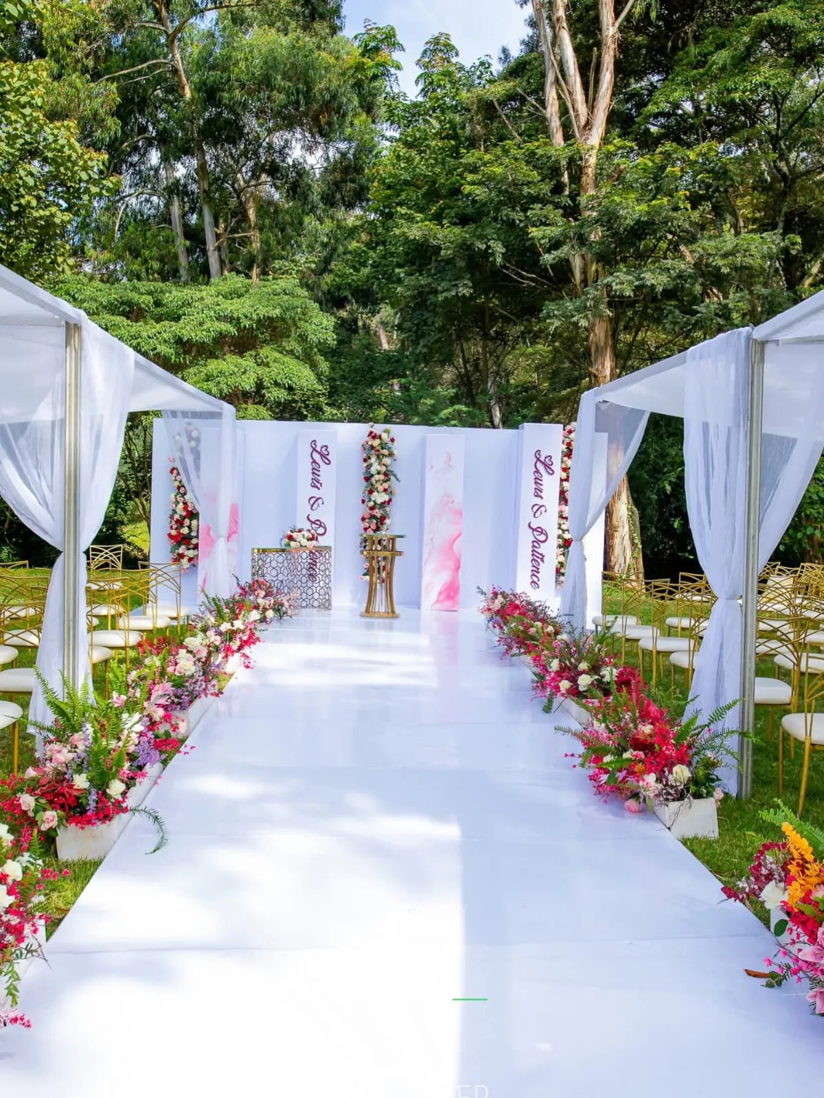 Wedding Customized Board Backdrop